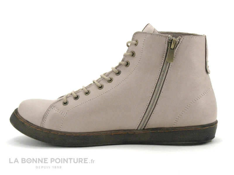 Andrea Conti 0344900-640 Dark Stone - Chaussure Montante Beige – Image 3