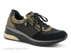 Remonte D2400-90 - Noir - Bronze Antique - Basket Compensee Femme