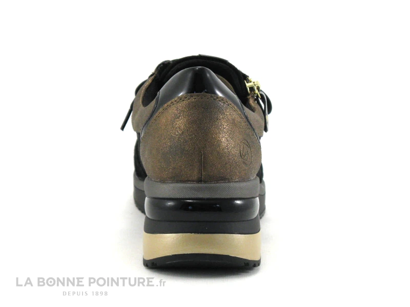 Remonte D2400-90 - Noir - Bronze Antique - Basket Compensee Femme – Image 4