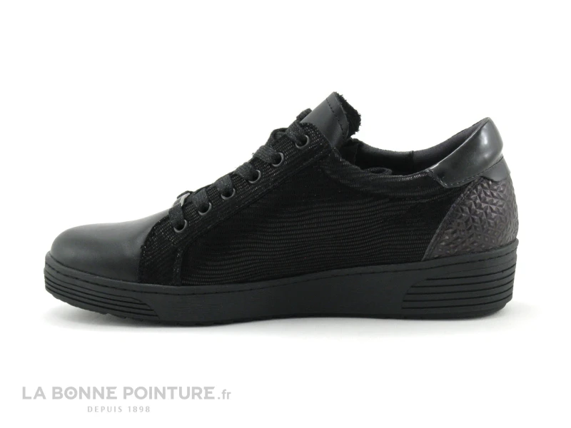 Geo Reino TELIBOU Noir - Chaussure Basse Femme Avec Zip – Image 3