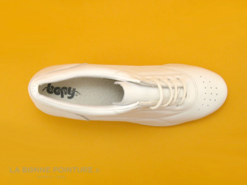 Bopy Lucie Permt Blanc Chaussure Compensee – Image 6