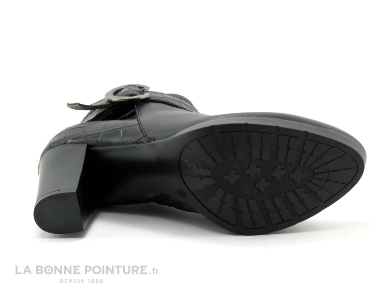 Patricia Miller 5178 - Noir - Noir Croco - Bottine Talon Haut – Image 7