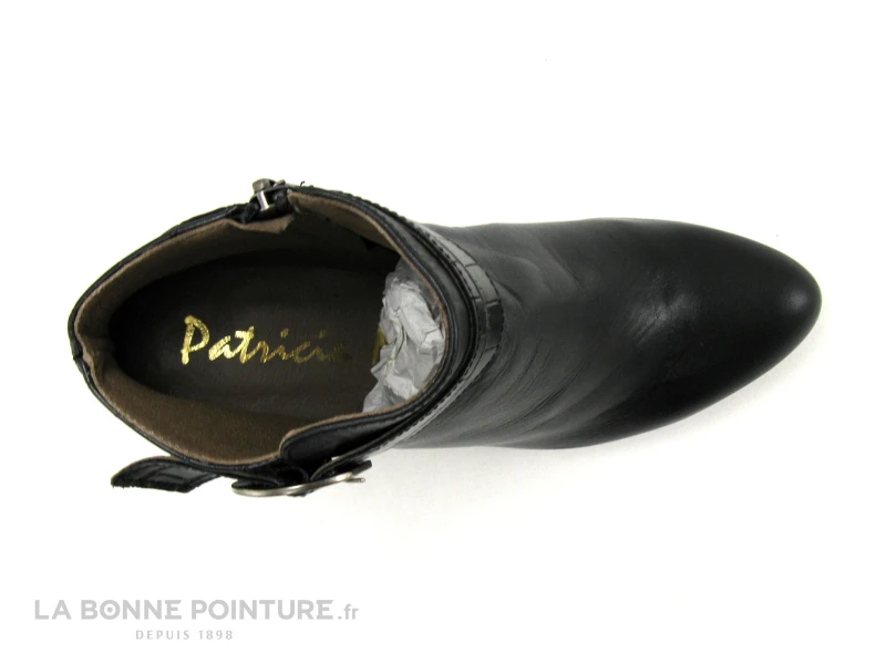 Patricia Miller 5178 - Noir - Noir Croco - Bottine Talon Haut – Image 6