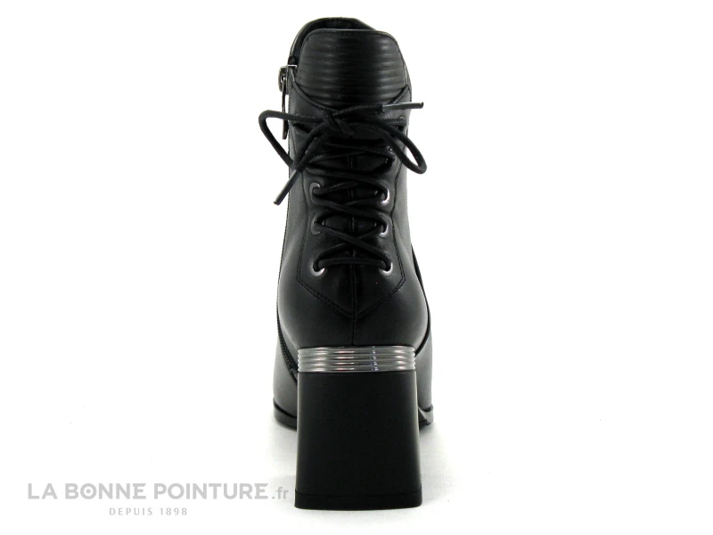 Metamorf Ose MACY Noir - Lacet Arriere - Boots Femme Talon Haut – Image 4