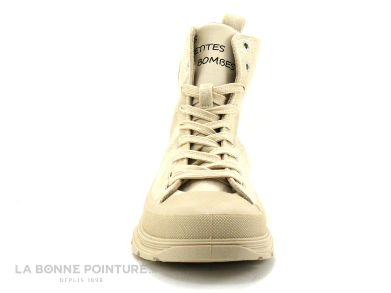 LPB Les Petites Bombes - ELENA Beige - Basket Montante Femme – Image 2