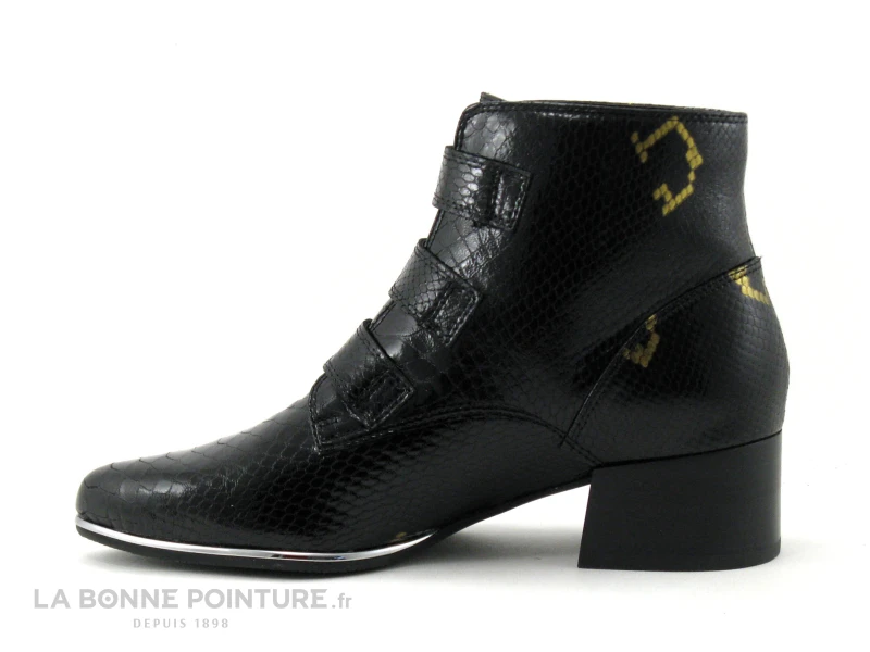 Fugitive BAHEM LPIQB41 Python Noir - 3 Brides - Bottine – Image 3