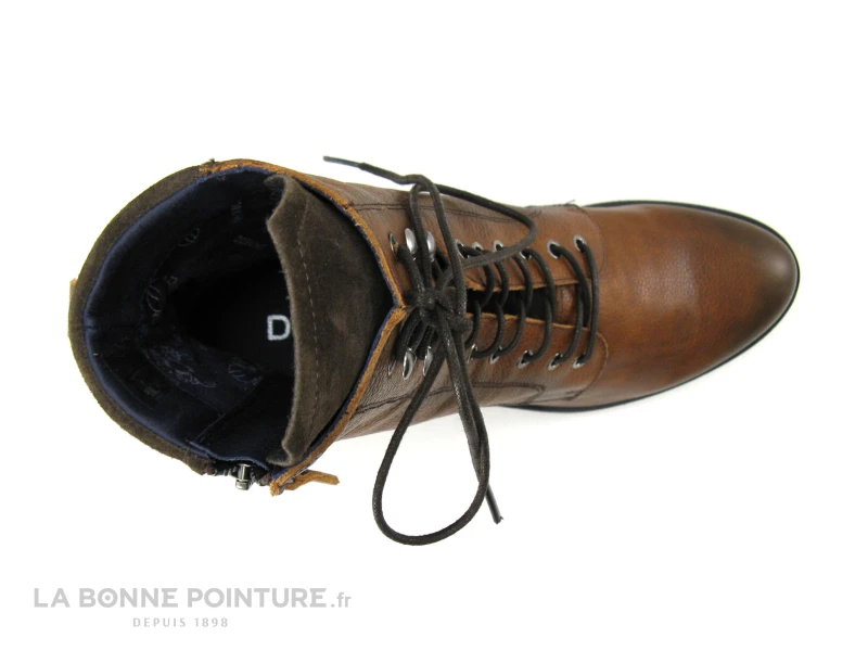 Dorking ROX D8325 INCA - Cuero Ebano - Boots Talon Large Marron – Image 6