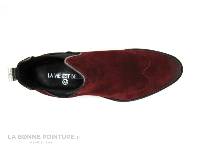 La Vie Est Belle - CACTUS - Boots Western Femme - Bordeaux – Image 6