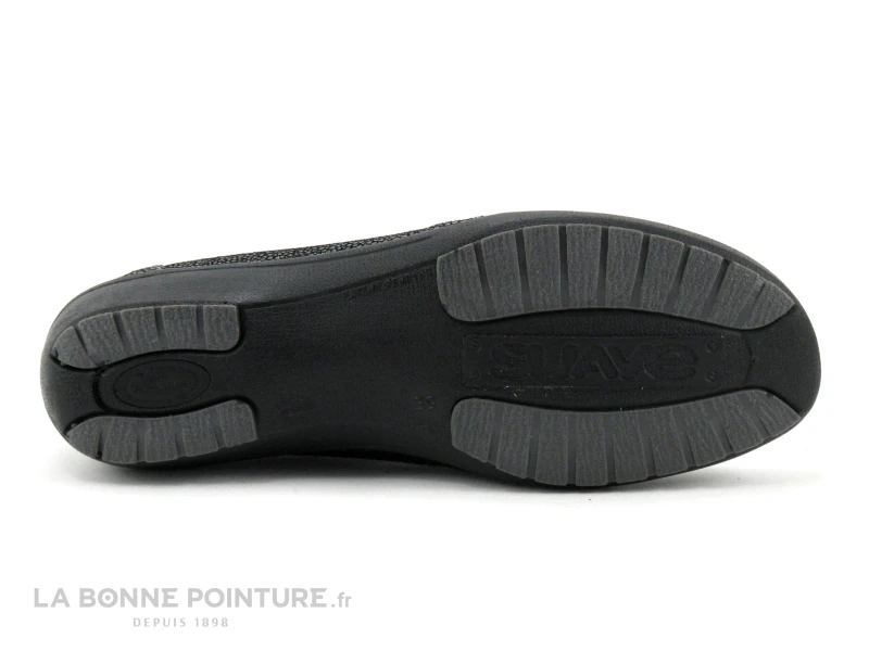 Suave LONDON 8010T - Noir - Noir Verni - Chaussure Femme Avec Velcro – Image 7