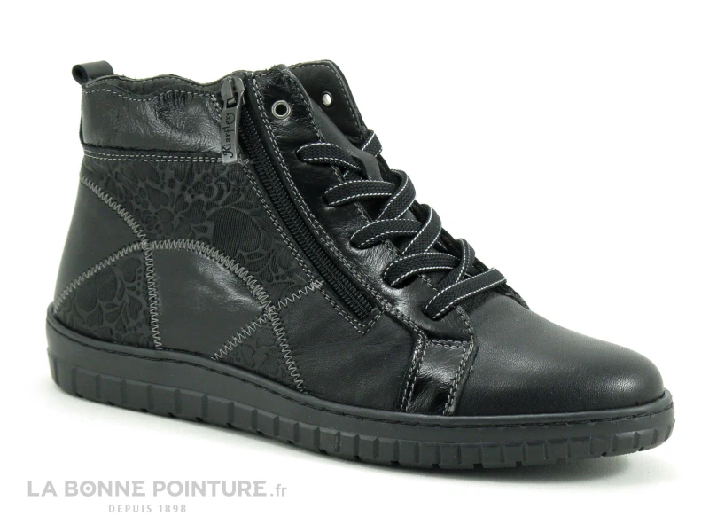 3 Points De Suspension KIARI 22395-009 - Noir - Chaussure Montante F