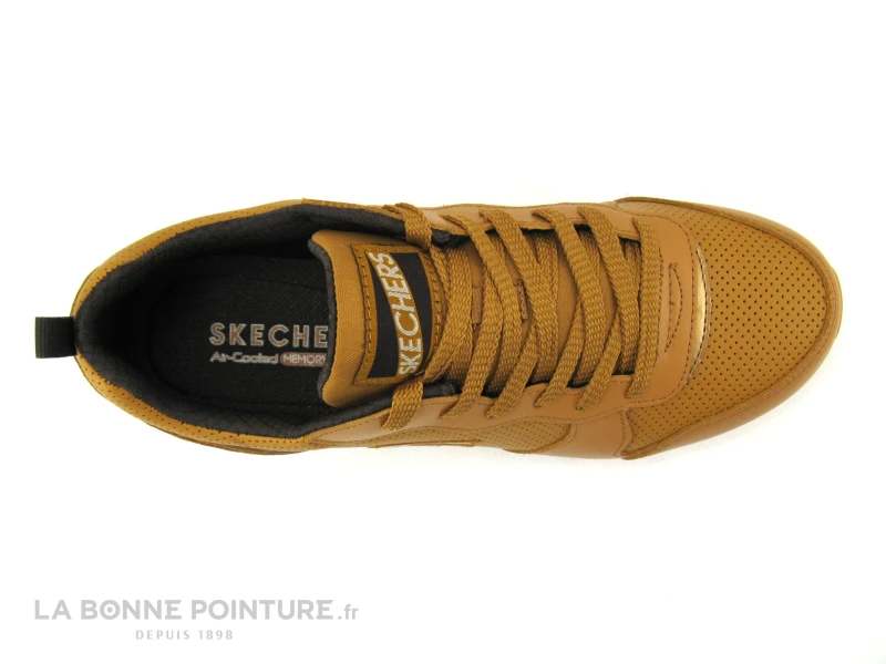 Skechers OG 85 PORTHOLE Wheat - Basket Femme Marron Camel – Image 6