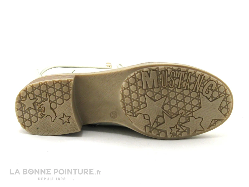 Mustang 1402 501 203 Glace - Bottine Blanche Femme – Image 7