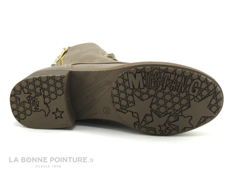 Mustang 1402 502 308 Erde - Bottine Taupe Femme – Image 7