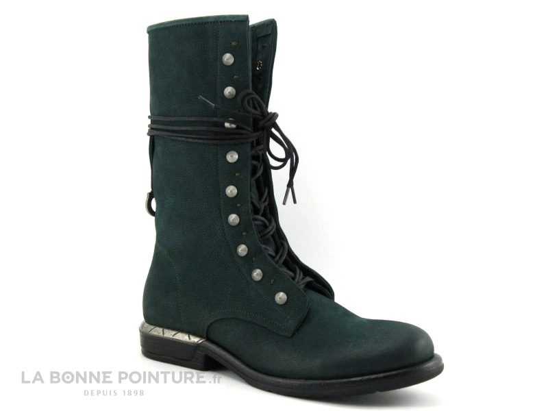 MetamorphOse KALOU Vert - Bottine A Lacet Femme