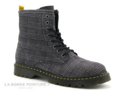 Morans BAIGNAN Gris Ecossais - Bottine Rangers Femme