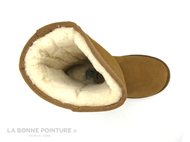 Kelara K11255 Cuero - Bottine Femme Camel Interieur Fourrure – Image 5