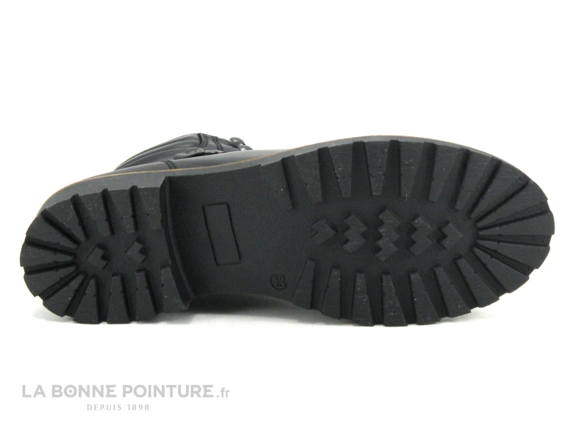 Morans SALEXIS Noir - Bottine Femme Cuir Noir A Lacet – Image 7