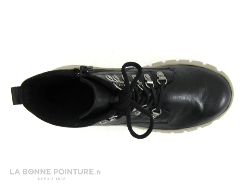 Karyoka IMANE Noir - Chaussure Montante Noire - Semelle Plateforme – Image 6