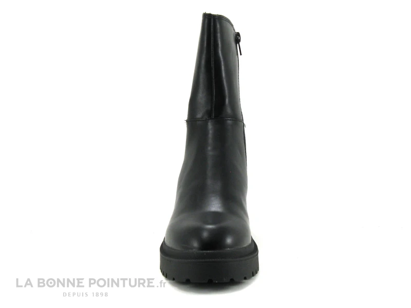 The Divine Factory QL4717 Noir - Bottine Noire - Ruban Camel – Image 2