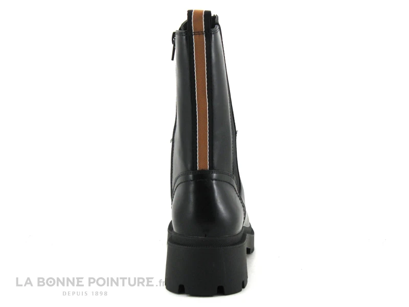 The Divine Factory QL4717 Noir - Bottine Noire - Ruban Camel – Image 4