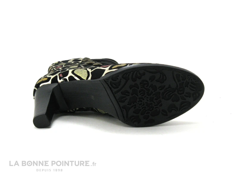 Laura Vita ALCBANEO 2301 Dore Boots Femme Talon Zip Leopard – Image 7