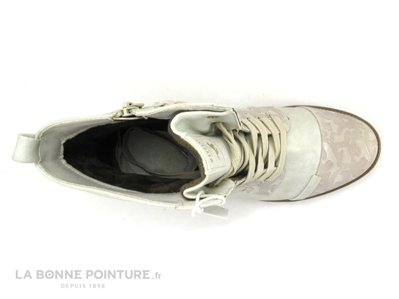 Mustang 1293 501 203 Ice - Boots Femme Blanc Casse – Image 6