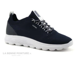 Geox SPHERICA - D15NUA - Navy - Basket Ville Femme Bleu Marine