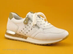 Remonte D2536-80 - Blanc Beige Argent - Basket Basse Femme