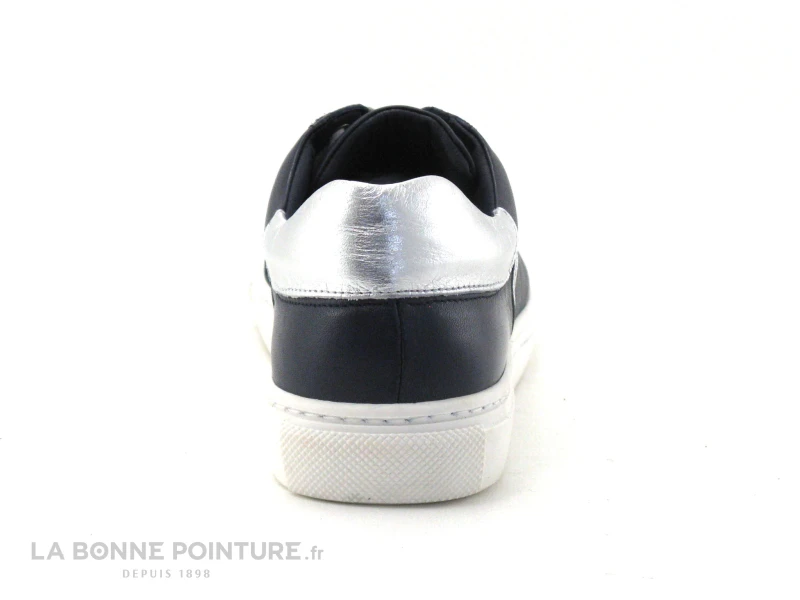 Morans ESPACE Marine - Argent - Basket Basse Femme En Cuir – Image 4