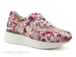 Laura Vita DELPHINE 01 Fuchsia - Basket Compensee Femme