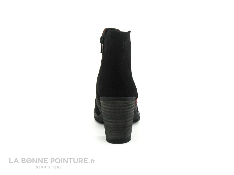 Geo Reino CALAFAL Noir Leopard Bordeaux - Bottine Talon – Image 4