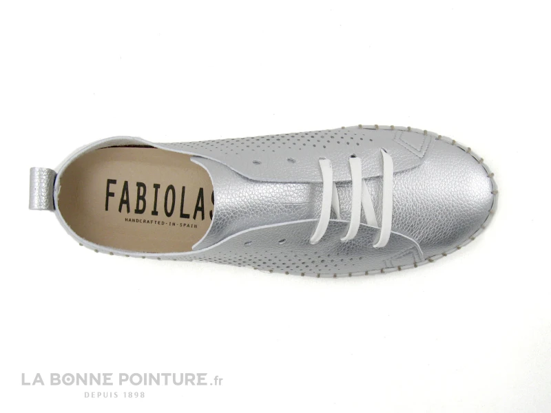 Fabiolas 25111 Silver - Basket Basse Femme Argent – Image 7