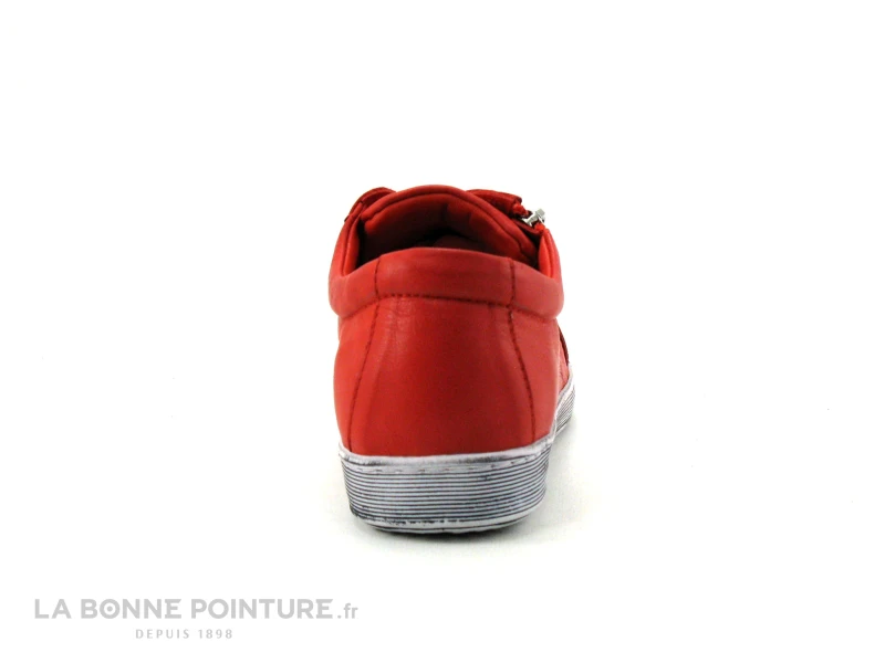 Andrea Conti 0061715 021 - Basket Femme Cuir Rouge – Image 4