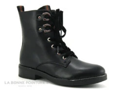 The Divine Factory HX3846 - Noir - Bottine Lacet Velours